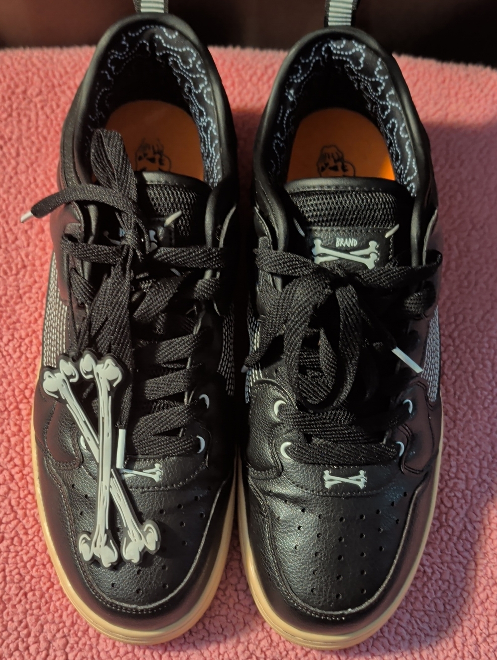 Brand X Skeletor Sneakers (Black Gum) - Men's Size 9.5